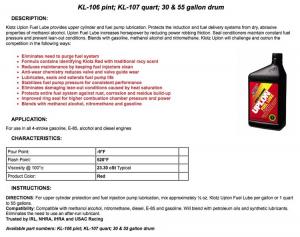 Uplon Fuel Lube (After-Run Oil) 0.47L