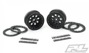 Denali 2.2" Black Wheels for Crawlers (2)