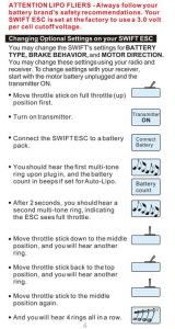 Swift 20A ESC Airplane Brushless