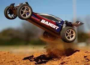 Traxxas Bandit 2WD 1/10 RTR TQ Blue - With battery/charger TRX24054-1-BLU