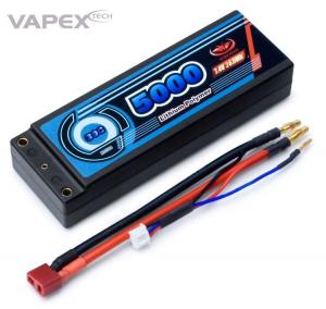 Li-Po Akku 2S 7,4V 5000mAh 30C Hard T-liitin