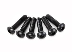 Traxxas Screws M3x14 Button-head Hex Socket (6) TRX2593