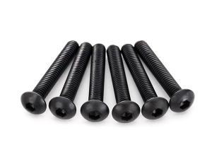 Traxxas Screws M4x25 Button-head Hex Socket (6) TRX2596
