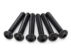 Traxxas Screws M4x22 Button-head Hex Socket (6) TRX2597