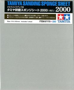 Sanding sponge sheet 2000