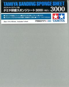 Tamiya Sanding sponge sheet 3000 hiomapaperi