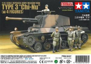 Tamiya 1/35 TYPE 3 CHI-NU W/FIGURES pienoismalli