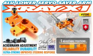 Xray  X1 Alu Adjustable Servo Saver (set) 372541