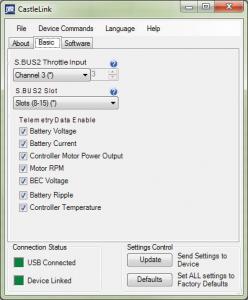 Telemetry Link S.BUS2 (Futaba)