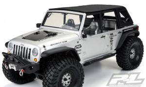 Timberline Soft-Top Black for SCX10, Rubicon (1)