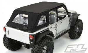 Timberline Soft-Top Black for SCX10, Rubicon (1)