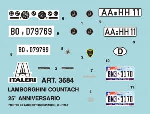 1/24 LAMBORGHINI COUNTACH 25v