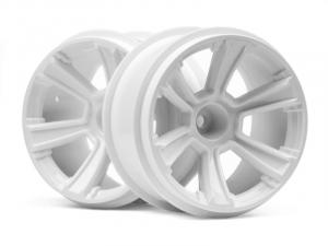 HPI Racing  Scorch 6-Spoke Wheel White 115325