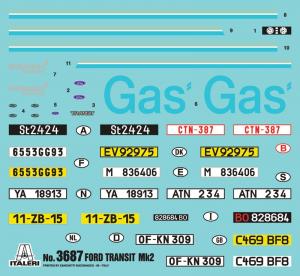 Italeri 1/24 FORD TRANSIT MK2