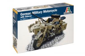 Italeri 1/9 BMW R75 Motorcycle With Side Car