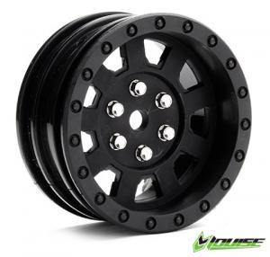 Wheel Crawler 1.9" Black (2)