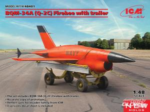 1:48 BQM-34A (Q-2C) Firebee with trailer