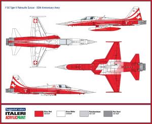 Italeri 1/72 F-5 TIGER PATROUILLE SUISSE