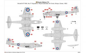 Airfix 1/48 Gloster Meteor F8, Korean War