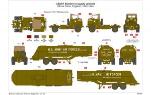 1/72 USAAF 8th Air Force Bomber Resupply Set 