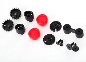Traxxas Tail lights and Exhaust incl mounts (set) TRX8314