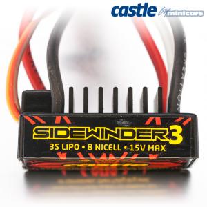 SIDEWINDER 3 ESC 12V 1/10 with 1406-4600KV Sensormotor