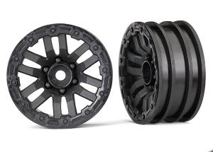 Traxxas Wheels TRX-4 Black 1.9" (2) TRX8271