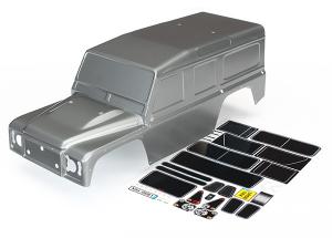 Traxxas Body Land Rover Defender Graphite Silver TRX8011X