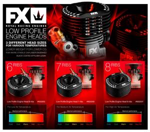 FX Engine Head Low Profile 7-Ribs
