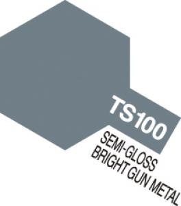 Tamiya Ts-100 Sg Bright Gun Metal spraymaali