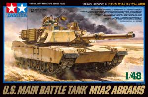 Tamiya 1/48 M1A2 ABRAMS pienoismalli