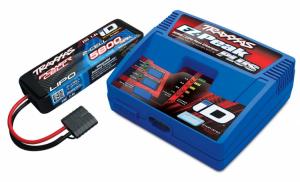 Traxxas Laturi/akku -combo EZ-Peak Plus 4A ja 2S 5800mAh LiPo TRX2992GX