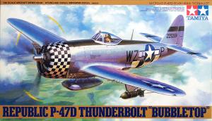 Tamiya 1/48 P-47D Thunderbolt Bubbletop pienoismalli
