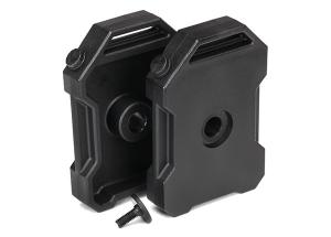 Traxxas Fuel Canisters Black (2) TRX-4 TRX8022T