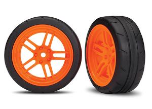 Traxxas Tires & Wheels Response 1,9" Touring Orange Front VXL (2) TRX8373A