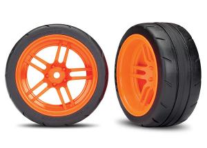 Traxxas Tires & Wheels Response 1,9" Touring Orange Rear VXL (2) TRX8374A