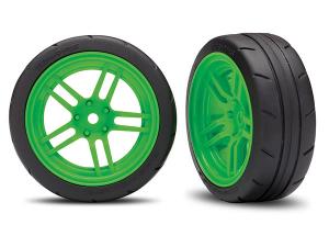Traxxas Tires & Wheels Response 1,9" Touring Green Front VXL (2) TRX8373G