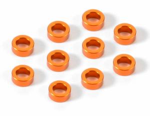 Alu Shim 3x5x2mm Orange (10)