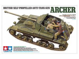 Tamiya 1/35 British Sp Anti-Tank Gun Archer pienoismalli