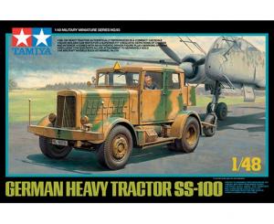 Tamiya 1/48 German Heavy Tractor Ss-100 pienoismalli