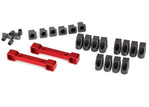 Traxxas Mount Susp Arms Front and Rear Alu Red TRX8334R
