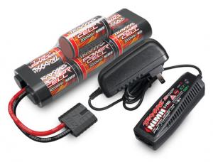 Traxxas Charger (2A) and 8,4V NiMH 3000mAh Hump iD Combo TRX2984G