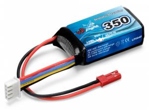 Li-Po Akku 3S 11,1V  350mAh 20C BEC-liitin