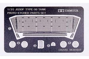 Tamiya 1/35 JGSDF TYPE 90 TANK PE PARTS SET lisätarvike