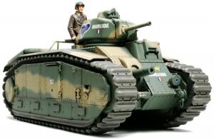 Tamiya 1/35 French Battle Tank B1 Bis pienoismalli
