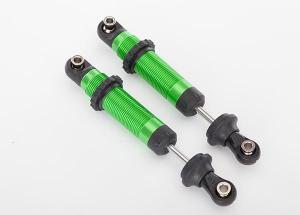 Traxxas Shocks gts hard-anodized green alu assembled (2) TRX8260G