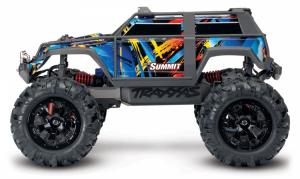 Traxxas Summit 1/16 4WD RTR Monsteri RC-auto + akku ja laturi TRX72054-1