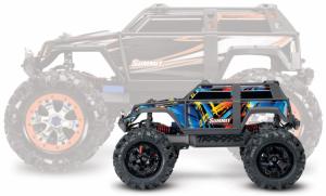 Traxxas Summit 1/16 4WD RTR Monsteri RC-auto + akku ja laturi TRX72054-1