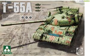1:35 Russian Medium Tank T-55A (3 in 1)