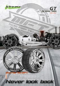 Tires & Wheels GT-TARMAC 1/8 GT Soft (MFT) Black Chrome (2)